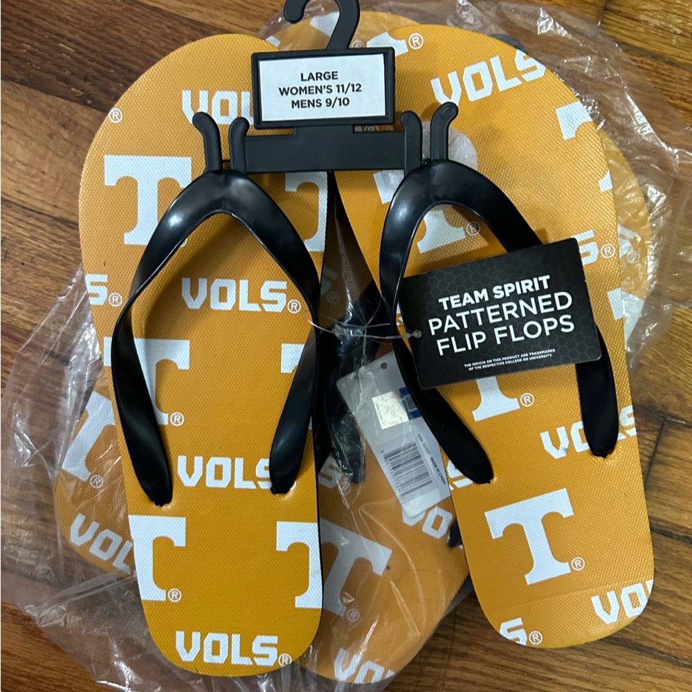 Men’s Tennessee VOLS Flip flops men’s 11/12